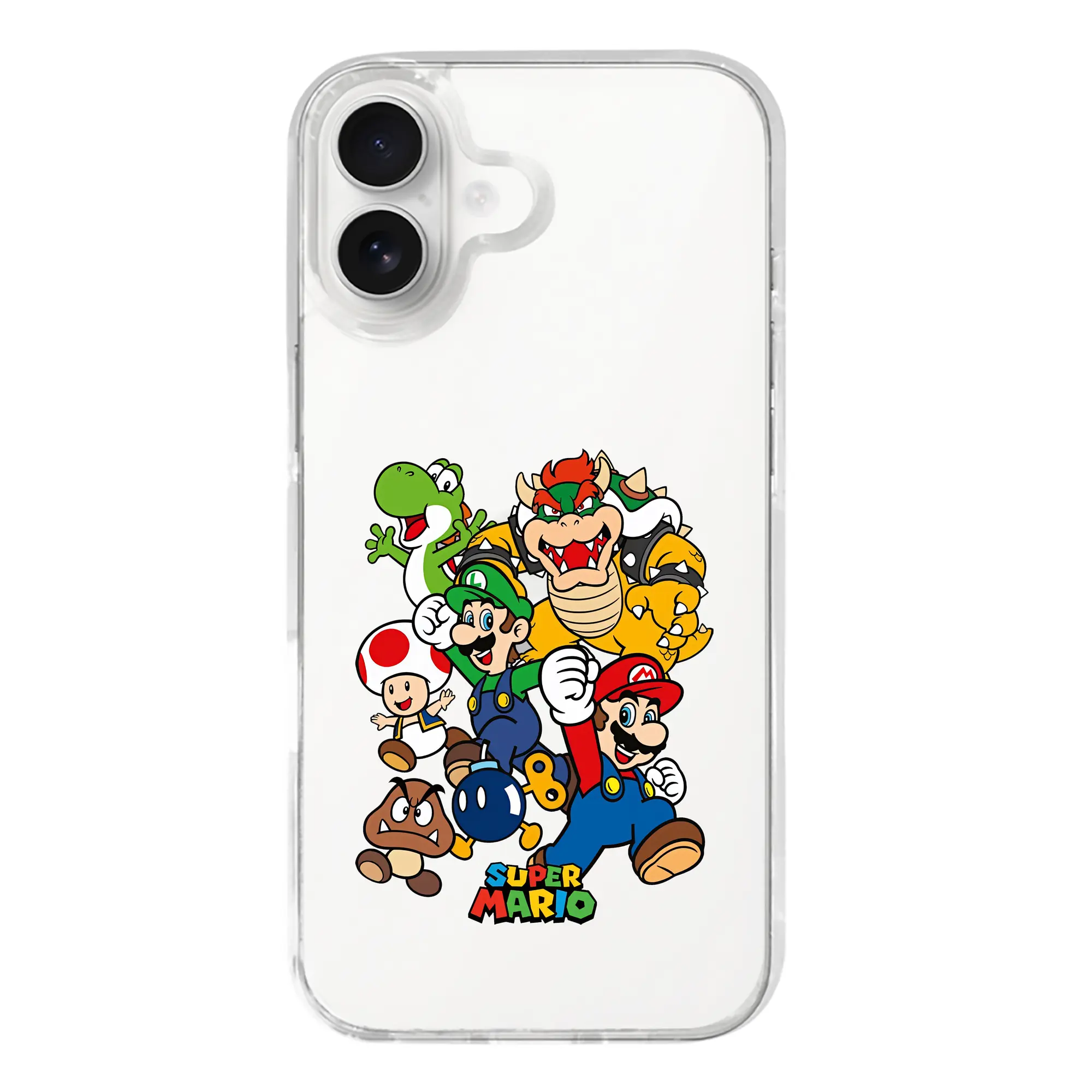 マリオ グッズ ルイージ - iPhone 17シリーズ 透明スマホケース – 薄型・耐衝撃・精密フィット保護カバー